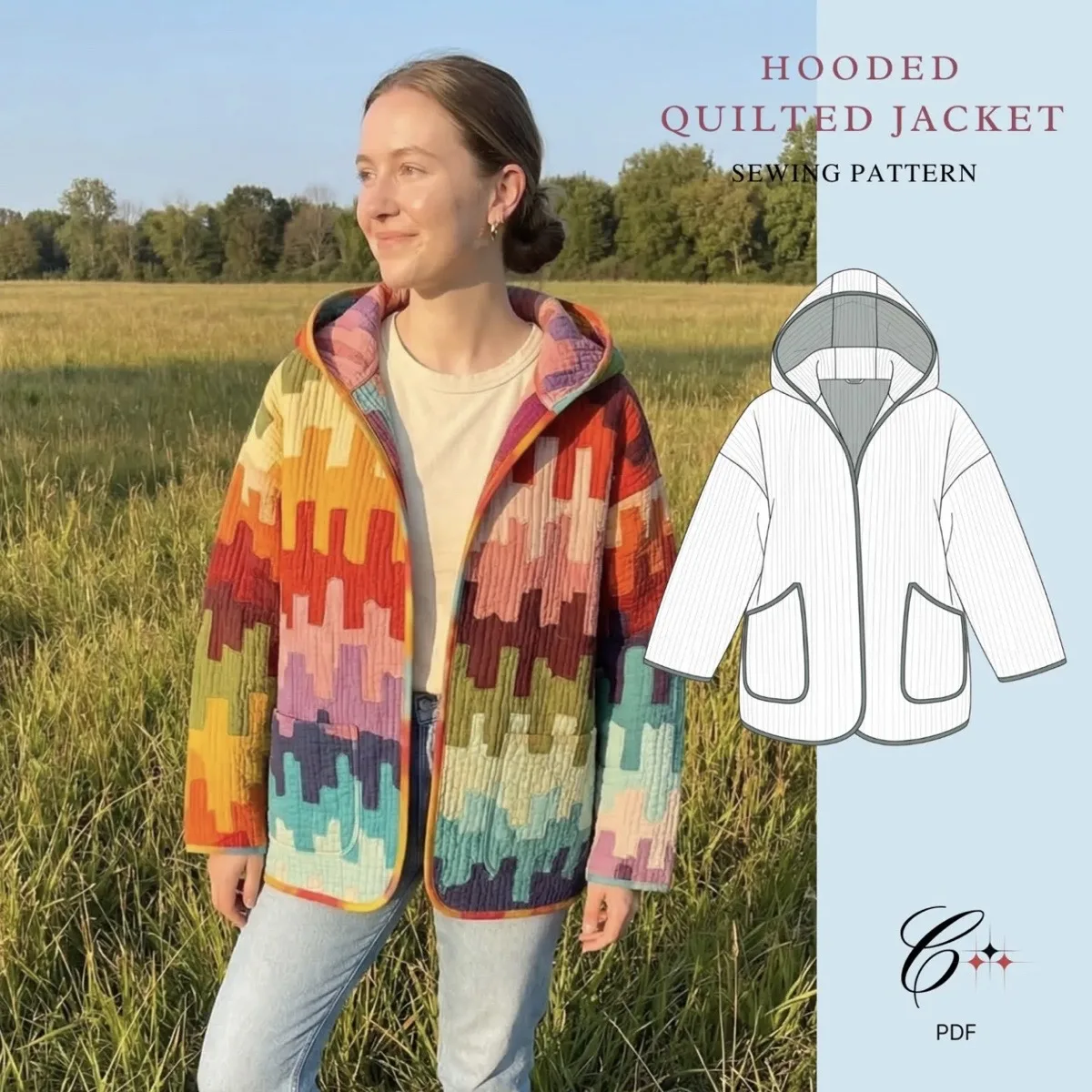 Beginner Hooded Jacket II sewing pattern